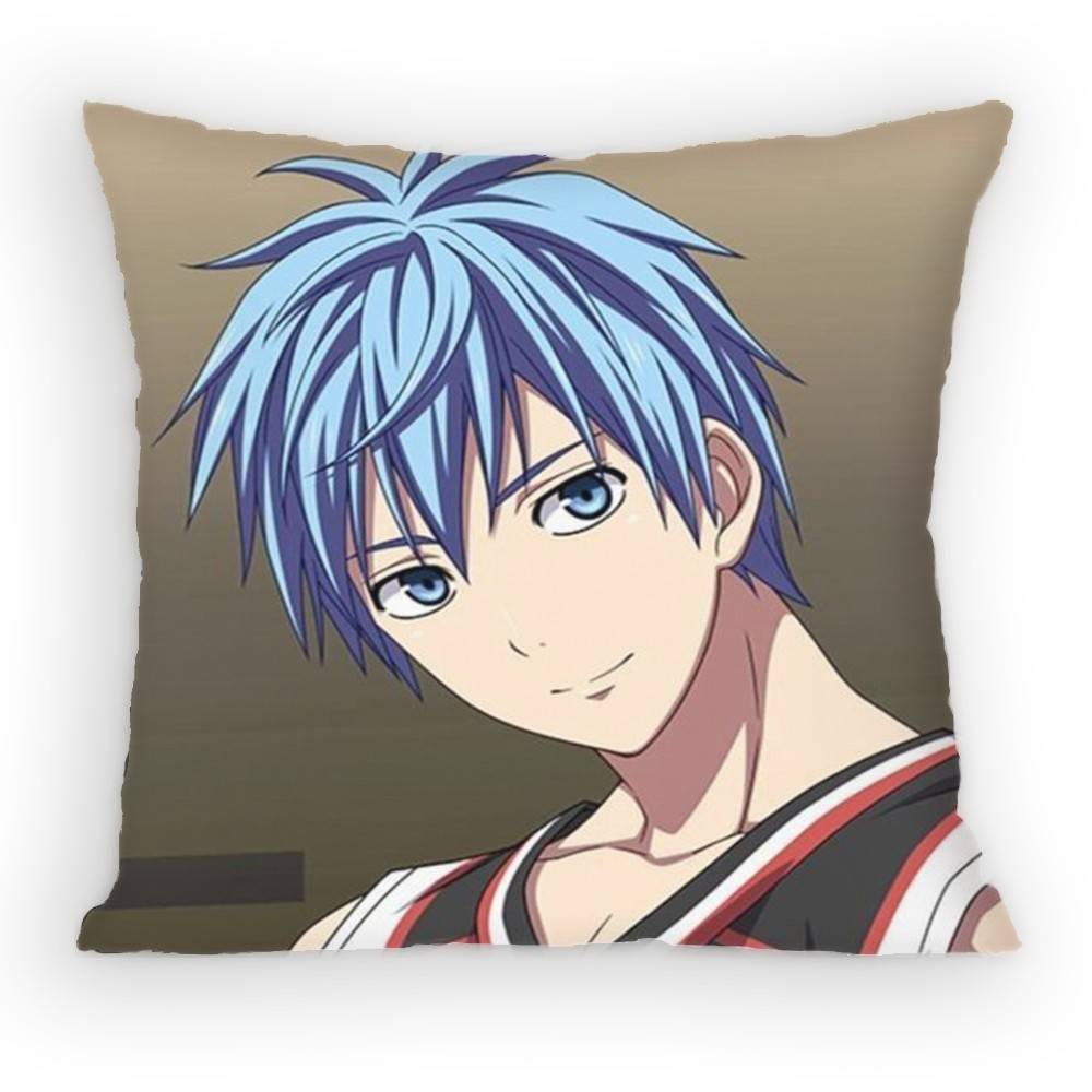Comic Kuruko no BBaskets Pillow Case Antidustmite Pillowcase Invisible zipper silky short plush Sofa cushion cover