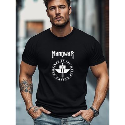 Grafisches Herren Sommer Freizeit Kurzarm T-Shirt, Bequeme Passform, Streetwear Stil