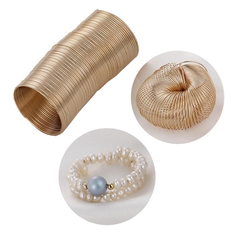 69 Loops Jewelry Wire Memory Beading Wire Steel Memory Wire Cuff Bangle Bracelet for Jewelry Making Supplies Necklaces
