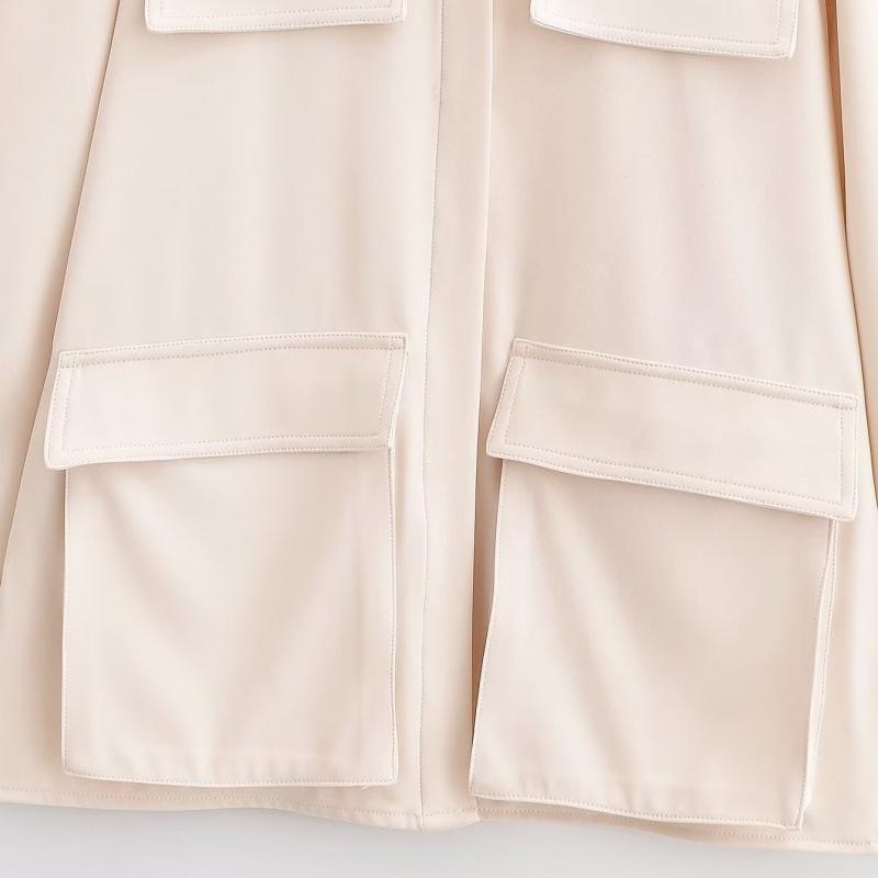 European & American Style Versatile Drape Pocket Shirt 2026