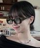 Hangeul Square Sunglasses Moss Green