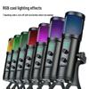 RGB USB Condenser Microphone for Mobile, PC, Live Streaming, Gaming & Recording