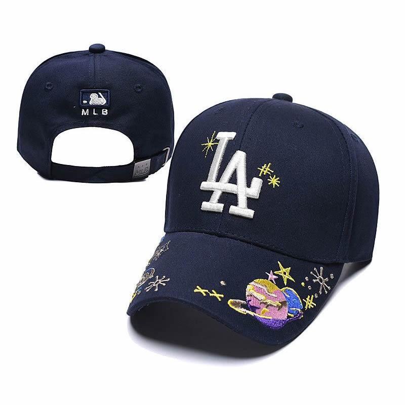 MLB Baseball Cap Flat Brim Adjustable Snapback Street Style Embroidered Men Women