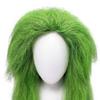 Comfortable Grass Green Explosive Long Curl Fluffy Halloween Party Wig  Stage Performance