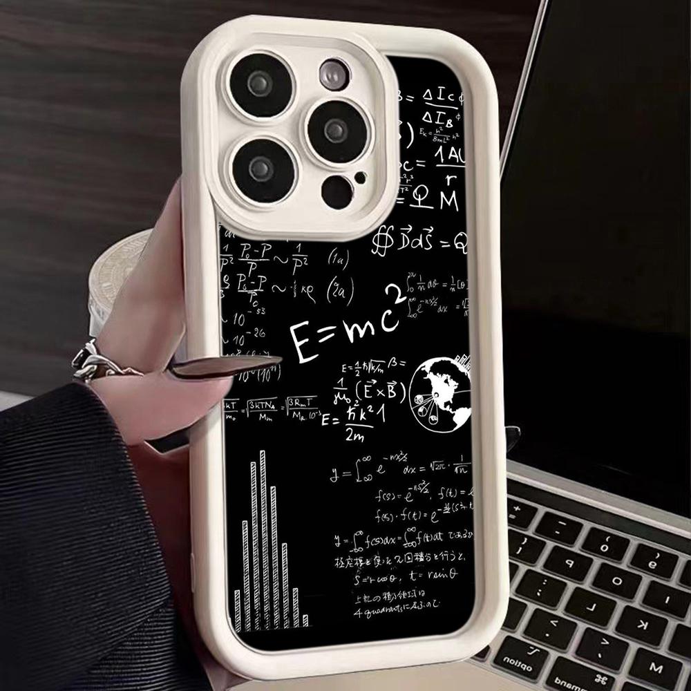 Angel Eye TPU Soft Phone Case for Samsung A05 A13 A23 A53 A14 A24 A34 A54 A15 A25 A35 A55 S20 S23 FE S24 Ultra Ae71 Creative Brain Mathematicians