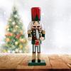 Artisanal Wood Nutcrackers Puppet 16cm Traditional Christmas Centerpieces Decorative King Soldier Figure Toy Ornament
