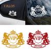 Double Lion Crown VIP Letter Motorrad Auto Reflektierende Aufkleber Aufkleber Leuchtende Aufkleber