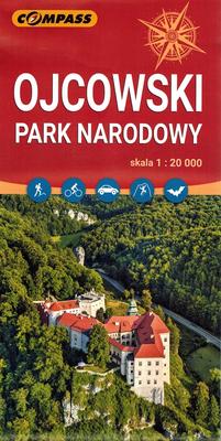 Ojcowski Park Narodowy / Ojców 1:20 000. Mapa Turystyczna. Wyd. 2025. Compass