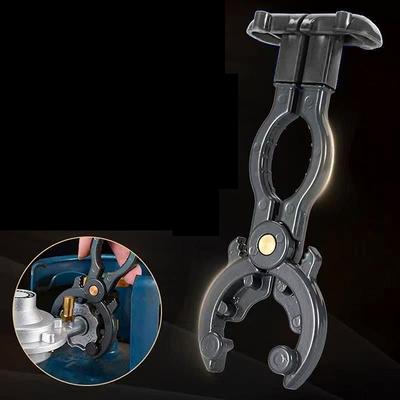 3-in-1 Gas Valve Wrench Gas Tank Pressure Reducing Valve Wrench Bottle Opener for Liquefied Gas Demolition Gas Bottle Head Tool