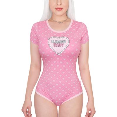 [LittleForBig] Adult Romper [Embarrassing Baby] Cotton Pajama Bodysuit, Size Small