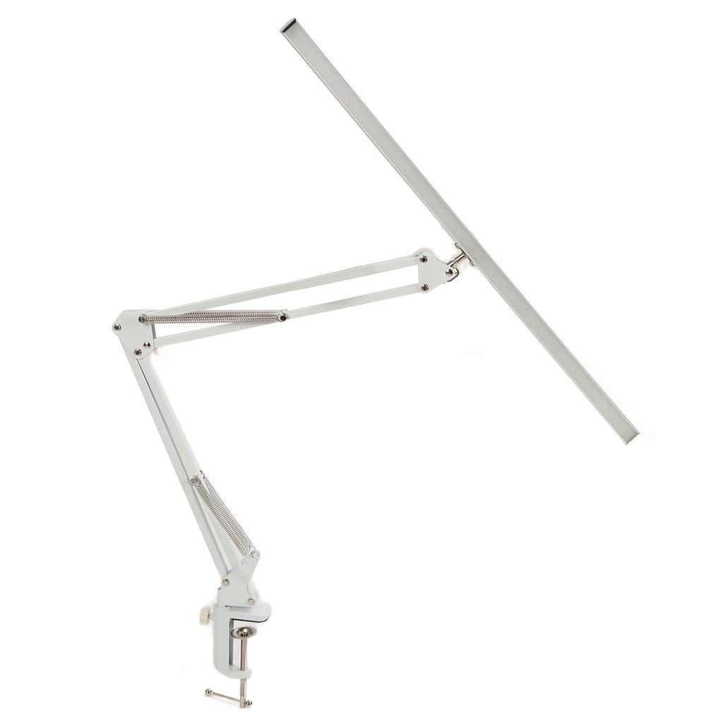 LED Beauty Lamp with Clamp Clip On Desk Lighting Swing Arm   Brightness Salon Lamp for Makeup Tattoo Eyebrow Reading