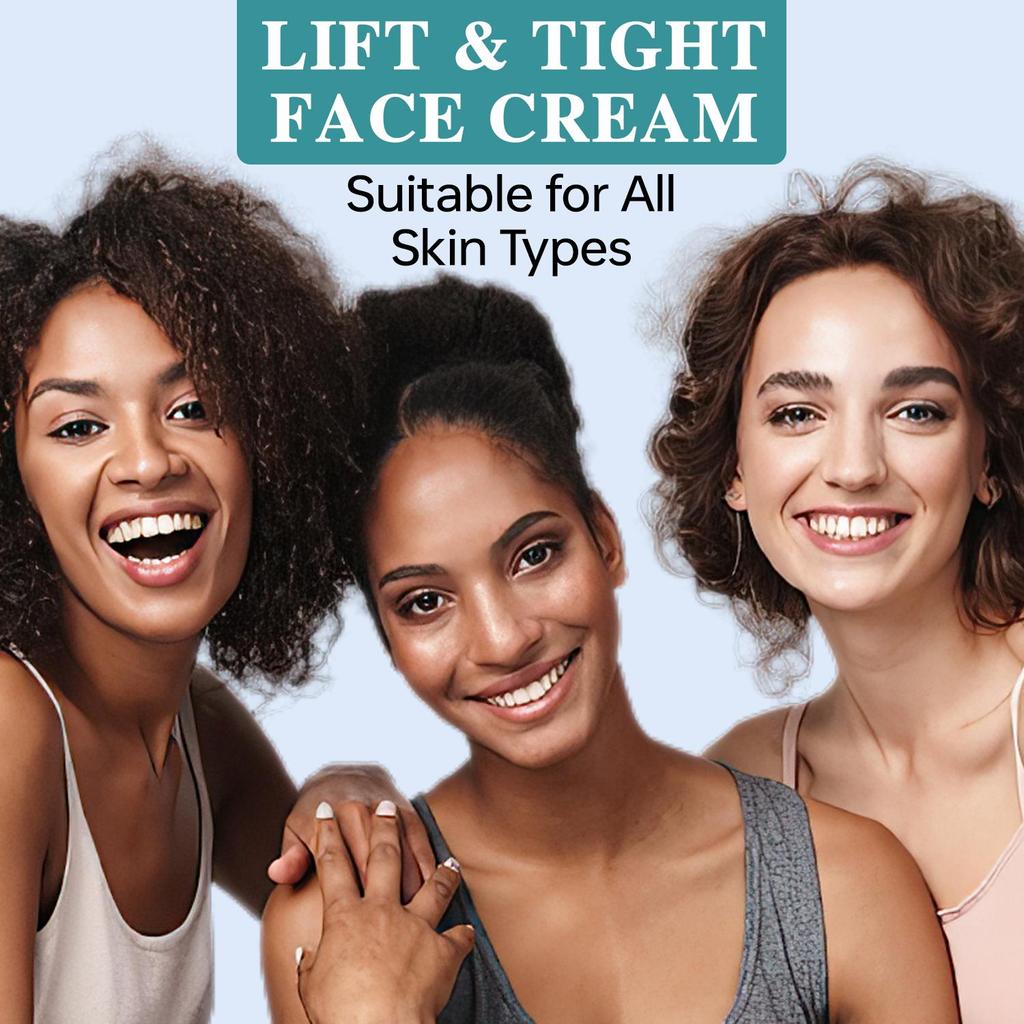 Firming FACE CREAM-With Vitamin E • Collagen-Improve Firmness and elasticity-Suitable for All Skin Types, 80ml