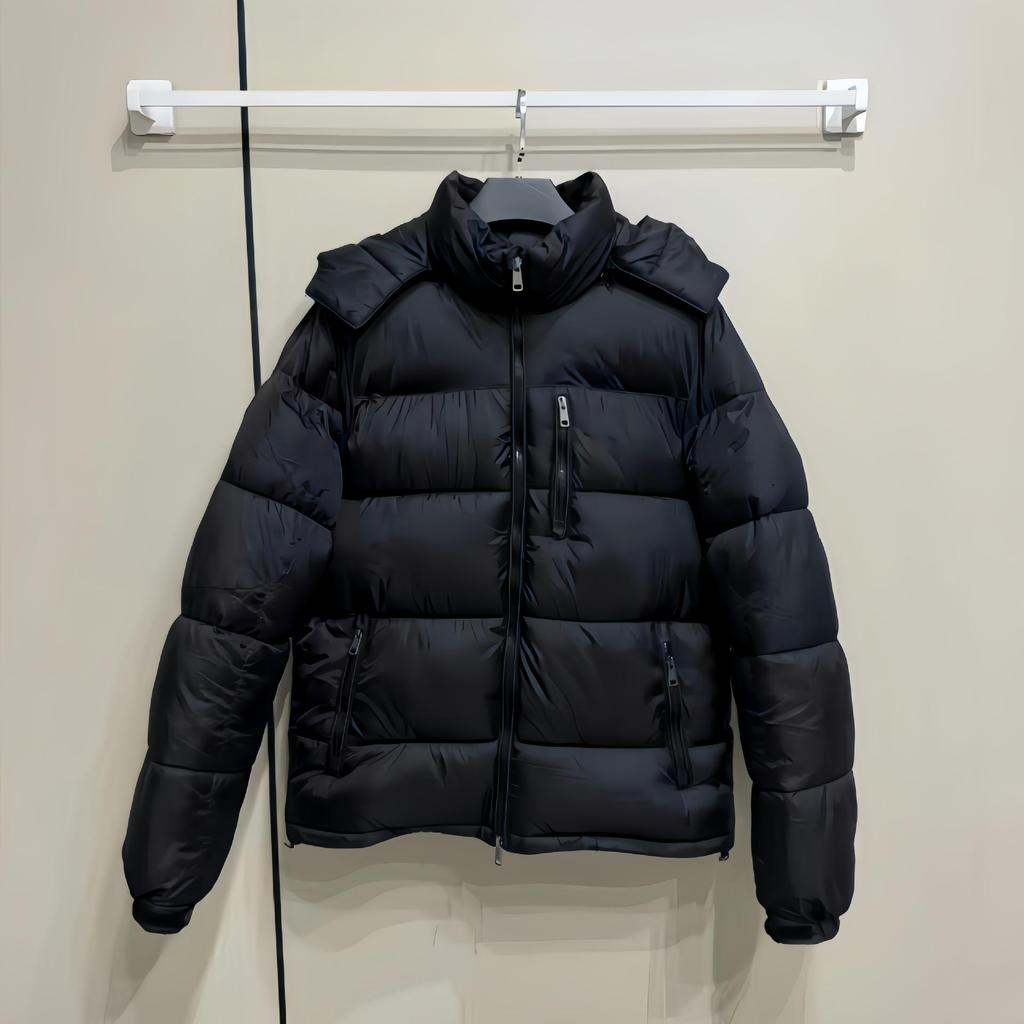 Doudoune Tendance Homme Grande Taille à Col Montant - Nouvelle Mode Hivernale Vêtements d'Extérieur
