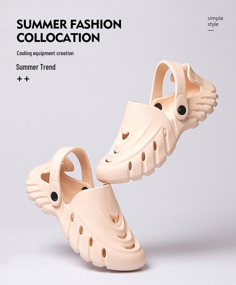 2024 Breathable Closed-Toe Sandals: Casual Beach & Garden Shoes for Couples