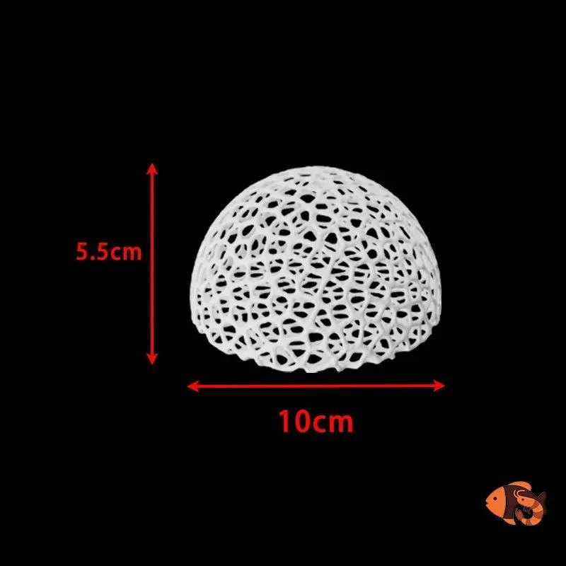 

3D Printed Hiding Cave Shelter Ornaments for Small Fish Shrimp To Breed, Play and Rest,Fish Tank Accessories Aqaurium Decoration белый