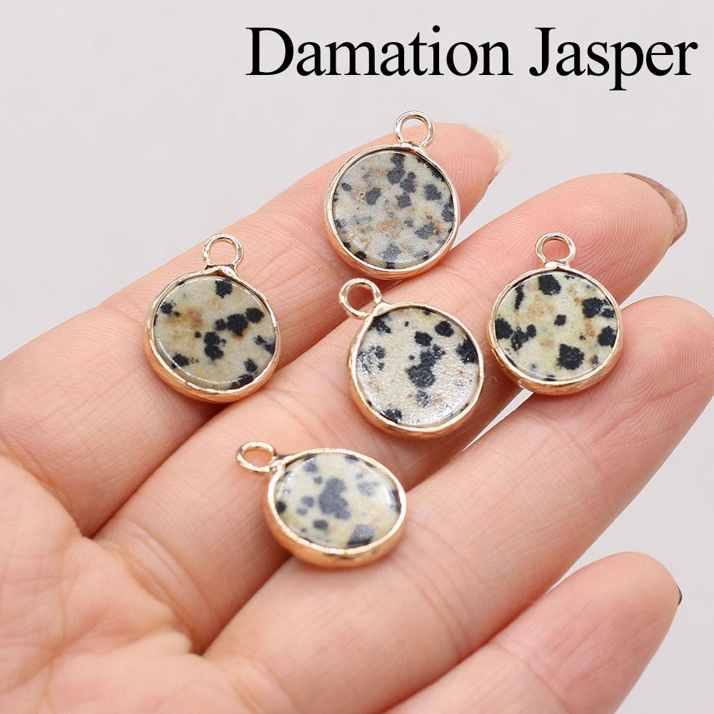 5 τμχ, Θεραπευτικό κρυστάλλινο μενταγιόν Reiki, Μίνι Στρογγυλή Φυσική Πέτρα Γούρια Lapis Lazuli Gems για DIY Γυναικεία Ανδρικά Κολιέ Σκουλαρίκια Αξεσουάρ, Κατασκευή κοσμημάτων