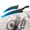 1 Pair Bike Mudguard Front Rear Set Universal Adjustable PP Material Lengthened Widened Easy Clean