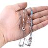 Shimmering Rhinestones Bracelet Fashionable Silver Plated Handchain Adjustable Length Wristchain Stylish Party Jewelry