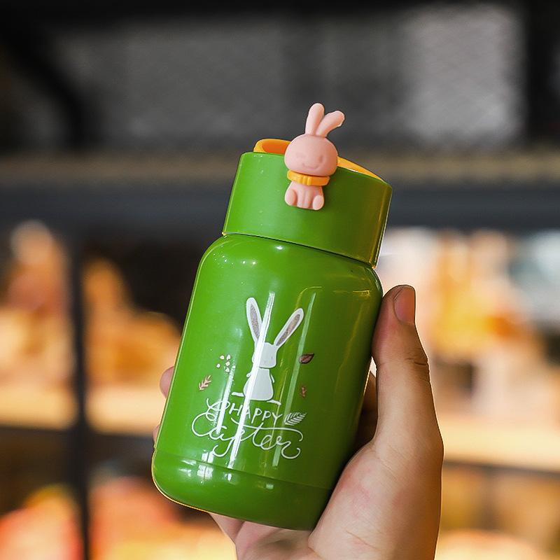 Mini Mini Water Cup, Elf Rabbit Hand Cup, Small Cup, Children's Student Simple and Cute Water Cup