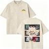 Washed Vintage Anime My Hero Academia Himiko Toga Graphic T-shirt   ga Casual T-shirts Unisex Y2k Oversized T Shirts