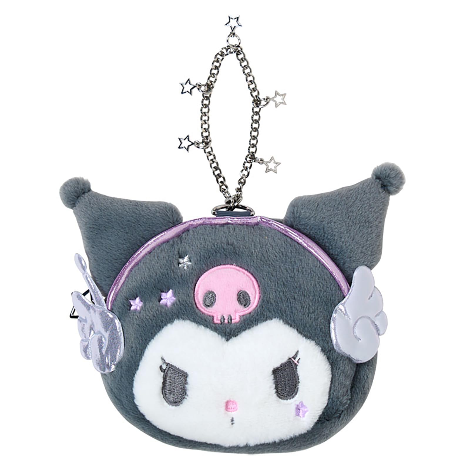 Sanrio Pouch Kuromi 692999 Face-Shaped (Tokimeki Planet)