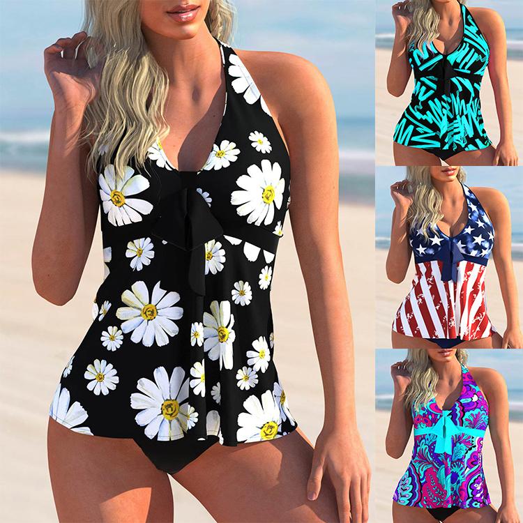 Swimsuit Bathing Tankini Beachwear 