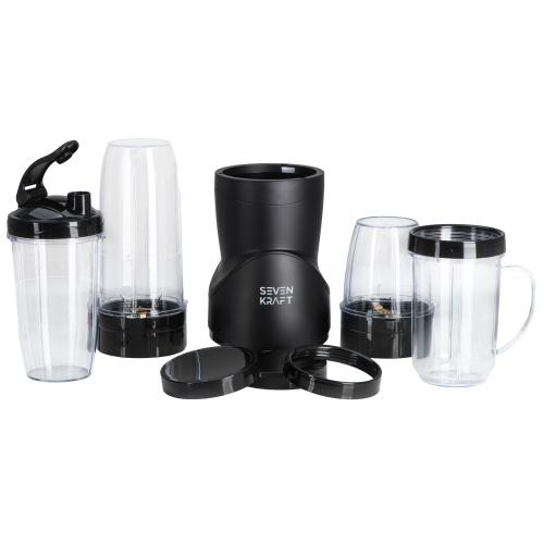 Blender Sportowy Smoothie 500W Z 4 Bidonami Nożami Tytanowymi I Funkcją Twist Go