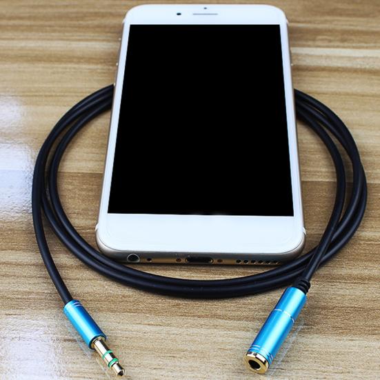 1/2/3m Male to Female 3.5mm Audio Aux Headphone Cable Extension Stereo Cord