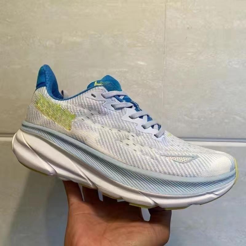 Marathon Running Shoes with Cushioning Breathable Mesh Racing Sneakers for Outdoor Sports