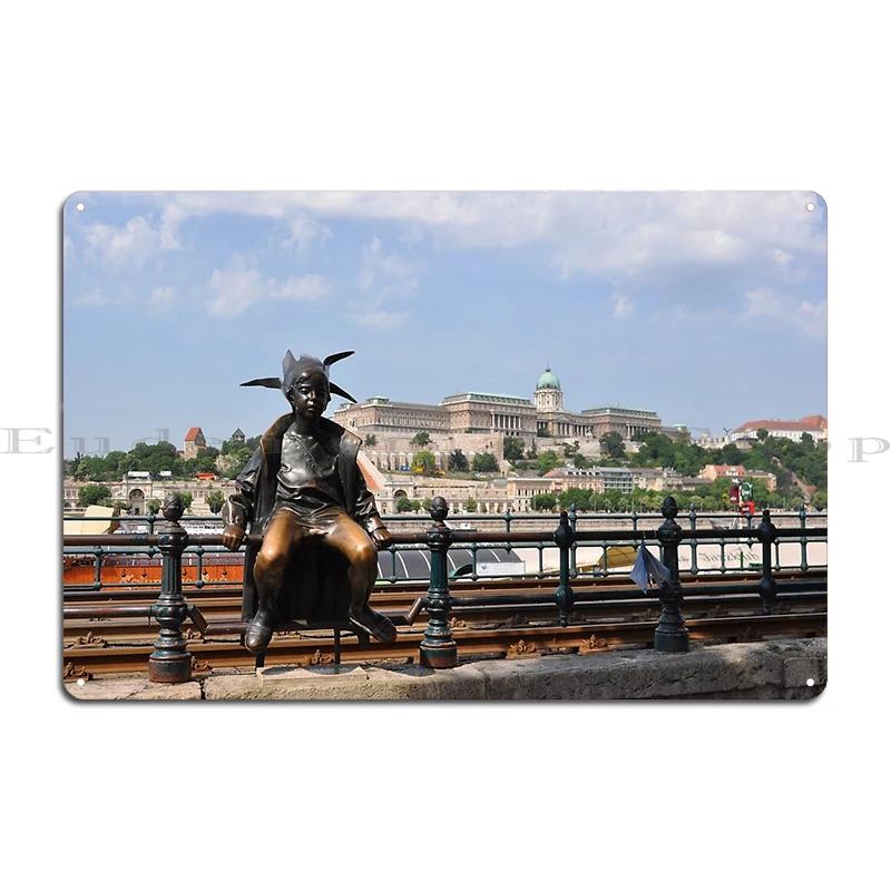 The Little Prince Hungary the Fox and the Prince Principe Piccolo Con Volpe E Rosa Metal Printing Wall Plaque Tin Sign Poster