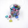 60pcs/lot 15mm Colorful Metal Binder Clips Paper Clip Office Stationery Binding Supplies