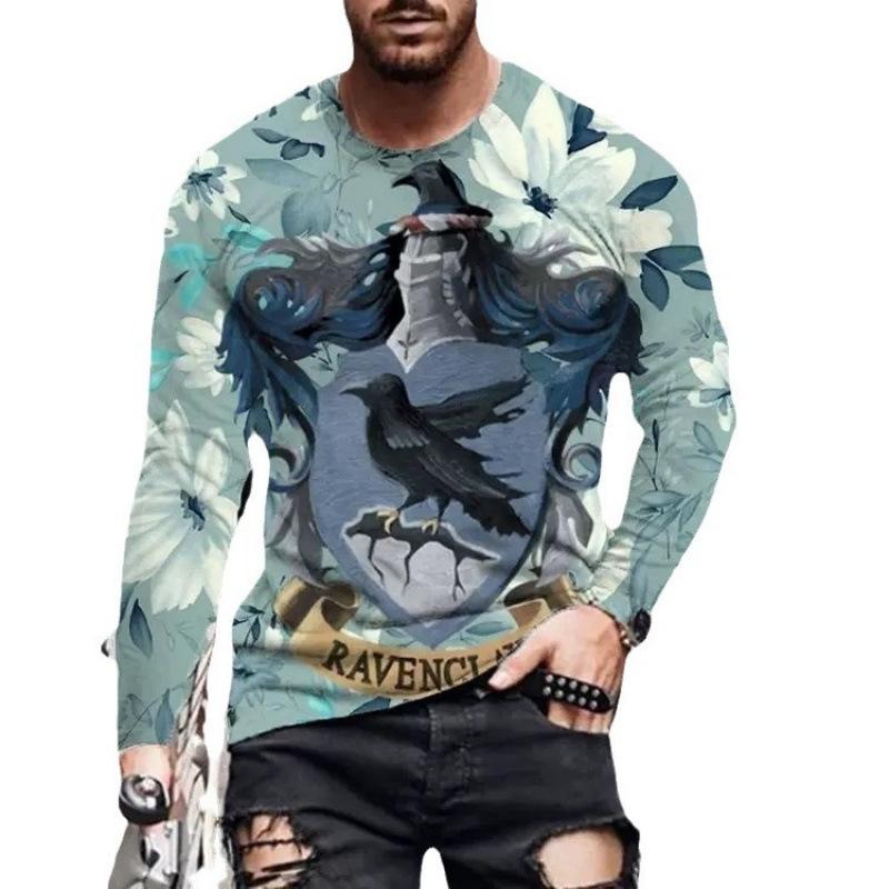 Men Clothes Fashion New Long Sleeve Round Neck Sport T Shirt Men Hip Hop T Shirt