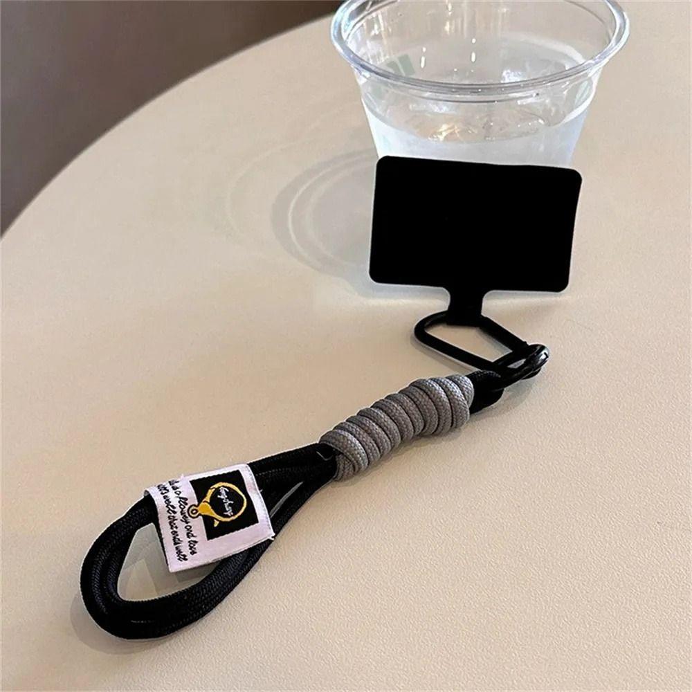 Braided Strips Colorful Keycord Hanging Rope Colorful Wrist Straps Hand Lanyard Phone Accessories