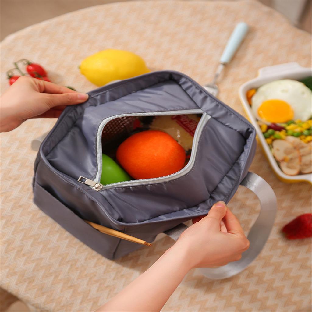 Insulated Lunch Bag Waterproof Insulation Bento Pack Aluminum Foil Rice Bag Meal Pack Ice Pack Student Bento Lunch Handbag