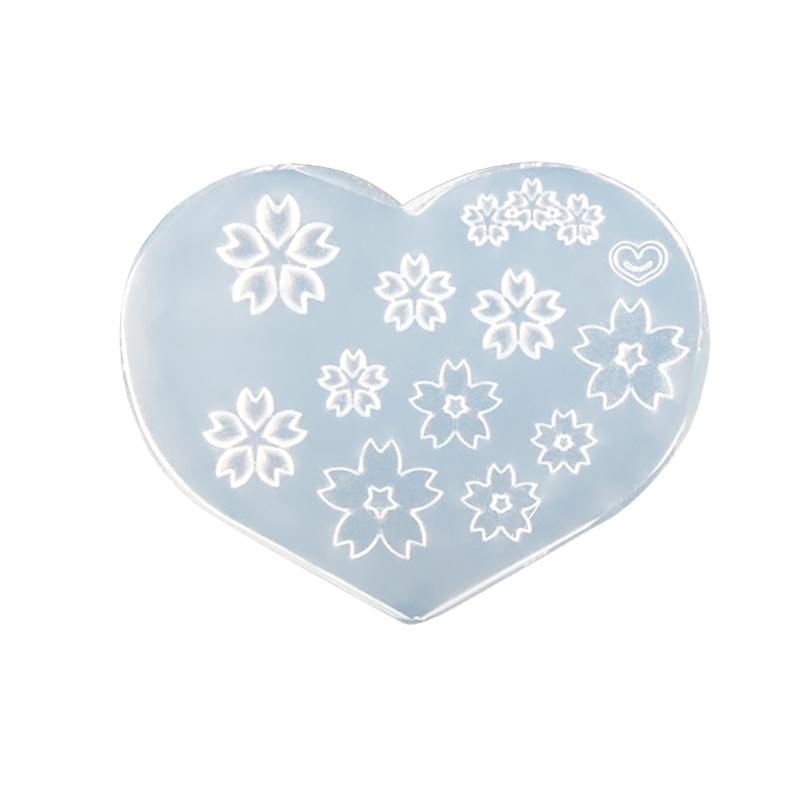 Silicone Nail Art Handicrafts Moulds DIY Nail Tools Accessories Nail Carving Molds Silicone Material for Nail Decoration