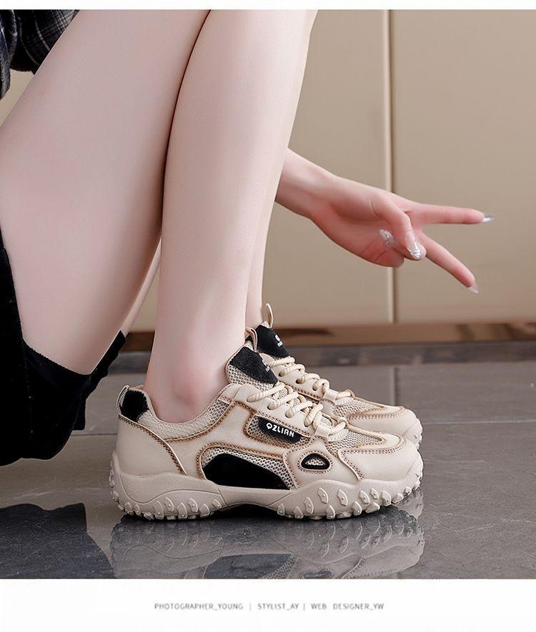 Fashion versatile German training shoes women's spring 2025 new lace-up non-slip soft sole comfortable student sports and leisure shoes