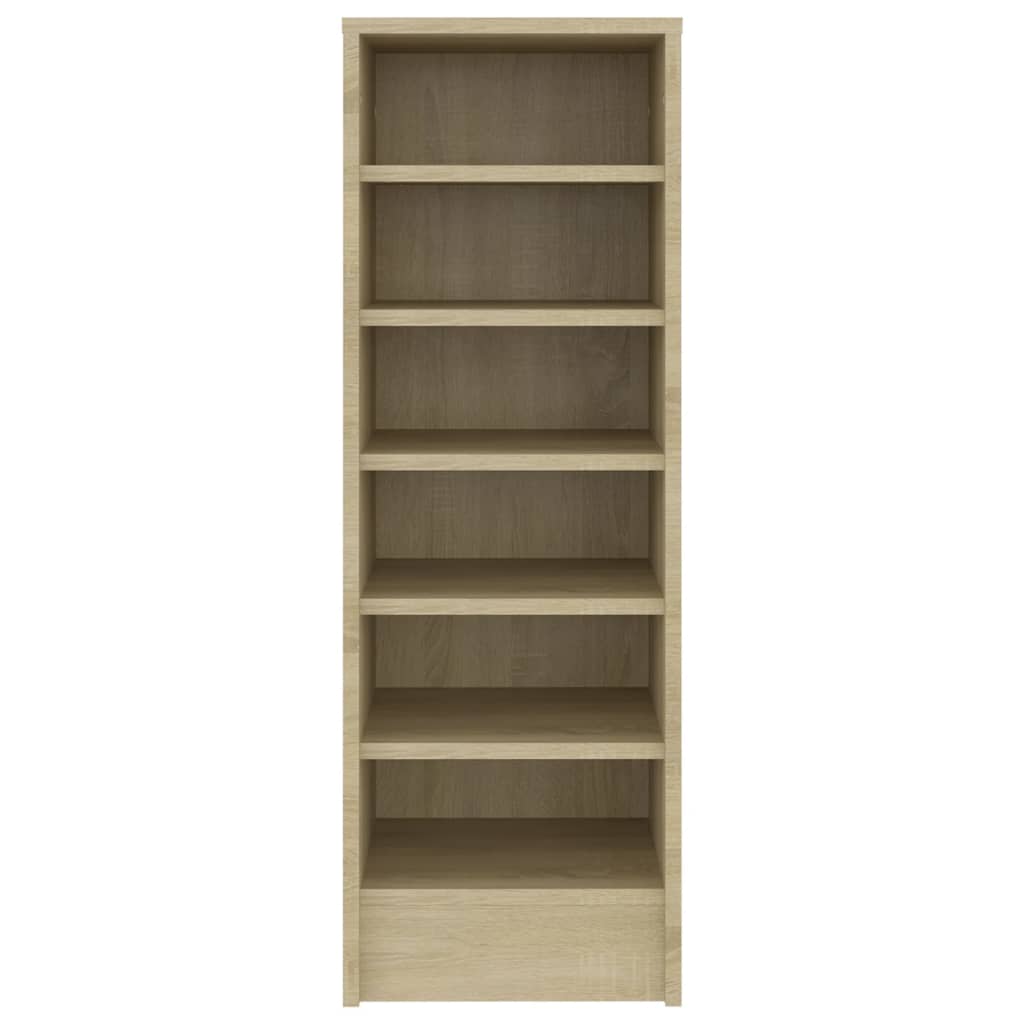 Eingang offener Schuhschrank, 6 Regale, Eckschrank im Wohnzimmer, multifunktionaler Schuhschrank, 31,5x35x90 cm