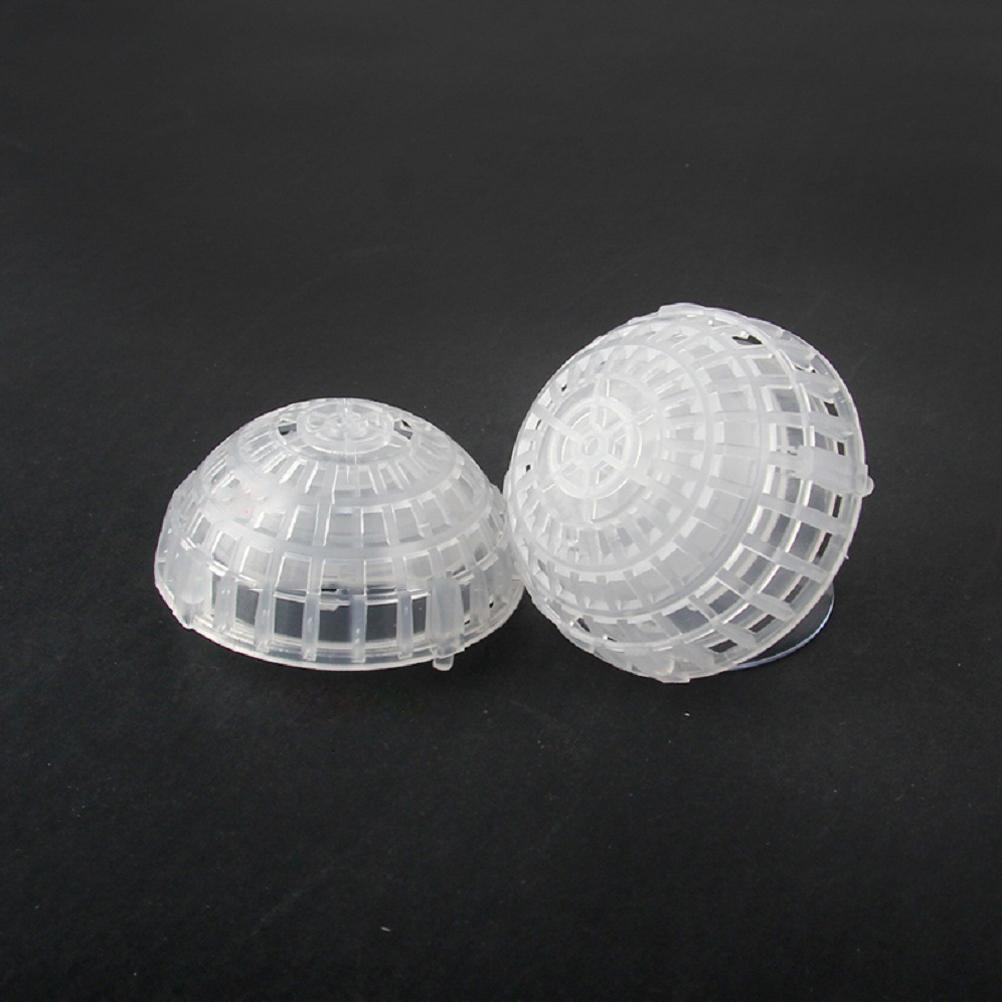 Moss Ball Filter Plastic Half Ball Moss Holder Fish Tank Decorative Ball