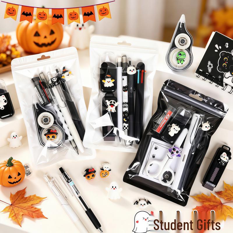 Halloween Student Gift Set: Cute Devil Stationery Essentials