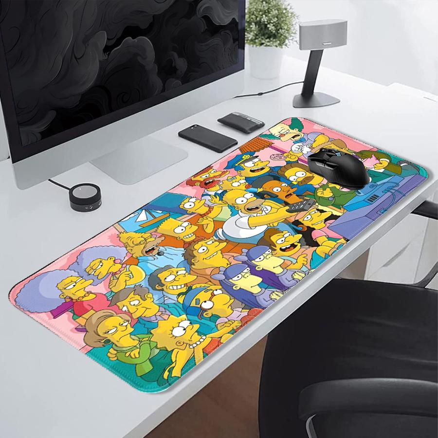 

Симпсоны Аниме Коврик для мыши Настольные аксессуары Коврик для игровой консоли Коврик для клавиатуры и мыши Офисный коврик Коврик для компьютера и ноутбука Противоскользящий 240x200x2mm