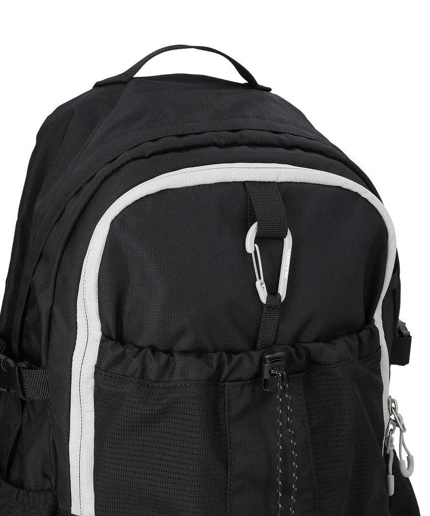 Neikidnis Carabiner Mesh Backpack Ripstop Black
