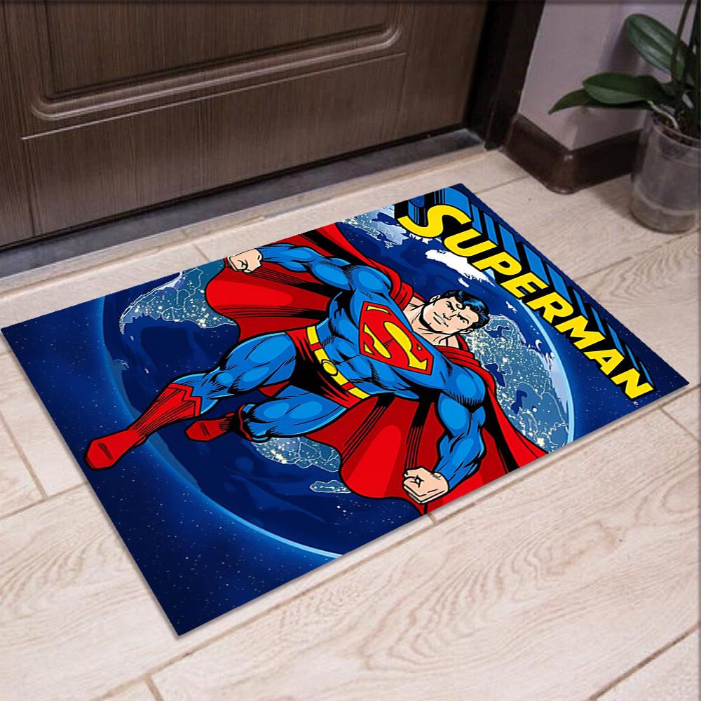 SUPERMAN Printed Carpet Rug for Office Chair Living Room Bedroom Kitchen Room Decor Gifts