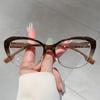 Retro Cat Eye Fashion Anti-Blue Light Glasses Versatile Plain High Sense Can Be Matched With Degree Flat Glasses