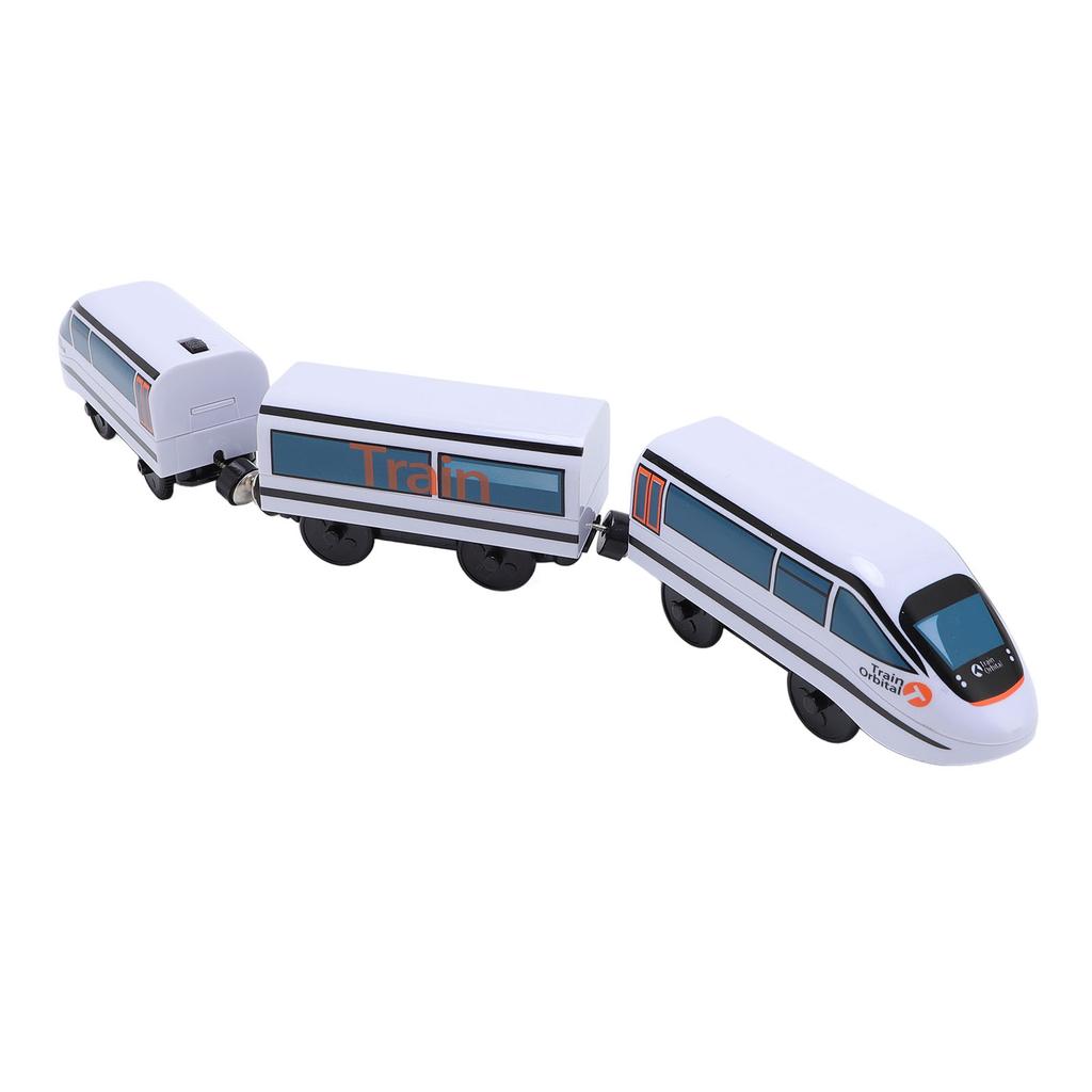 3pcs Kids Electric Train Toys Battery Operated Locomotive Train Toys for Toddlers Boys Girls