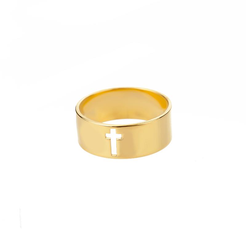 Vintage Lotus Rings for Women Teens Stainless Steel Wedding Ring Gothic Aesthetic copper Color Rings Zircon Gift bague femme