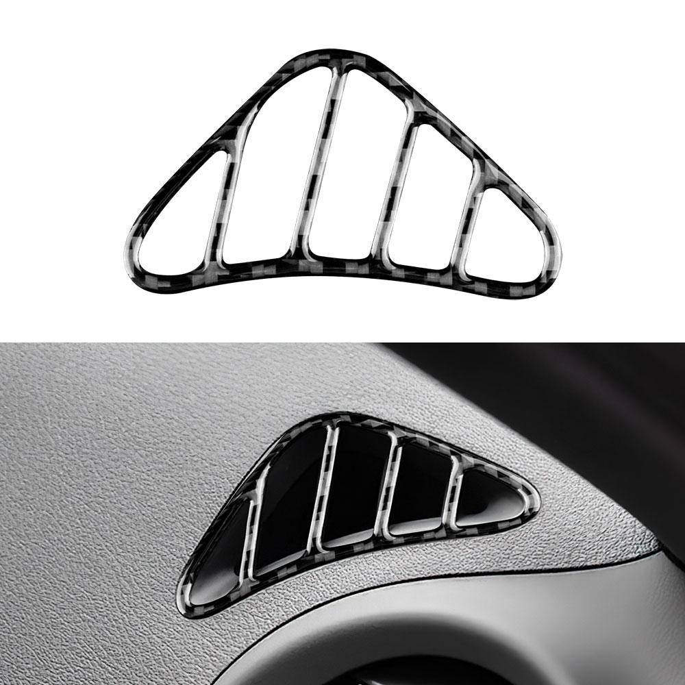 Carbon Fiber Car Air Conditioning Vent Outlet Trim Decoration Stickers For Lexus IS250 300 350C 2006-2012 Interior Accessories