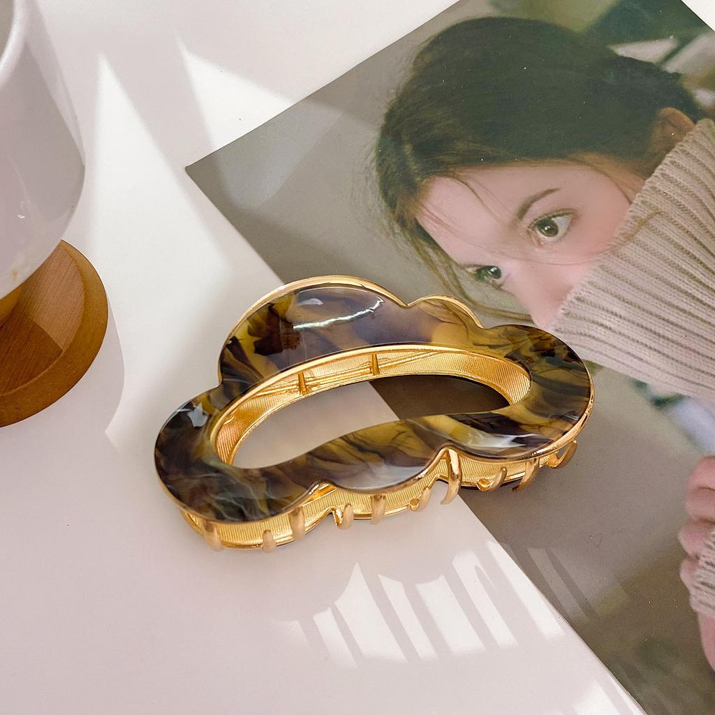 Quality Acrylic High Oversized Hair Claw Clips In Elegant Colors For Women Stylish