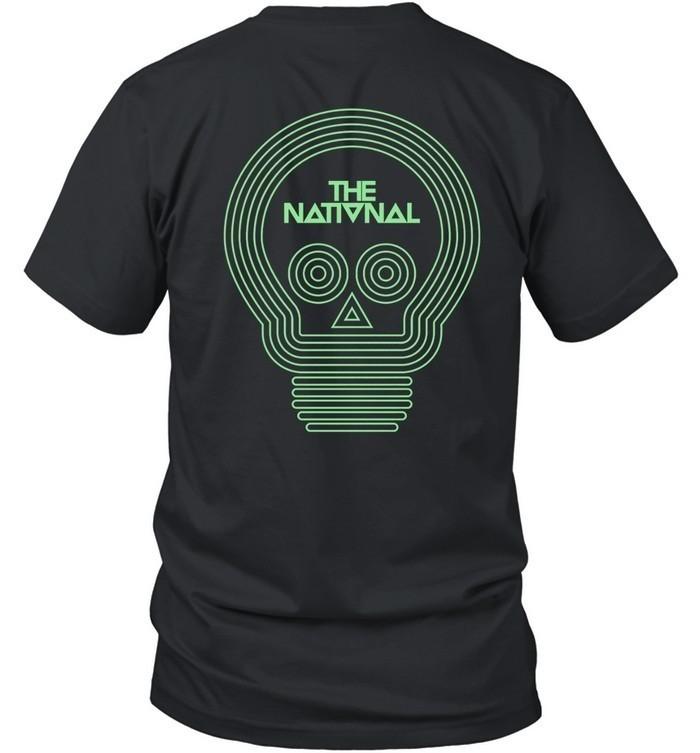 

The National Shirt Skull Neon Design Band Concert Tour Tee M
