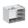 Desk Organizer With Drawers Multi-functional Pen Holder Students Office Large Capacity Storage Box