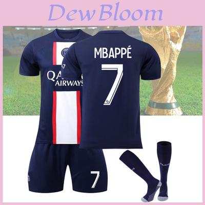 Conjunto de Camiseta de Fútbol Premium del Paris Saint-germain para Niños Messi Mbappe Neymar